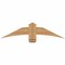 Ekena Millwork Bellingham Timber Gable Bracket, Western Red Cedar, 48"W x 12"H x 1 1/2"D x 5 1/2"F, 6/12 Pitch GBW048X12X0206BEL00SWR - alternate 1